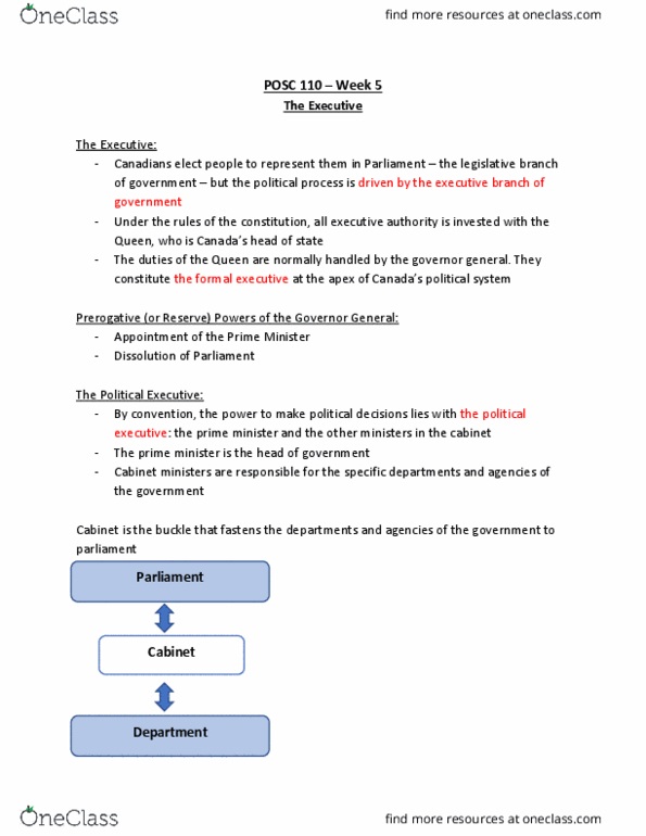 POSC 110 Lecture Notes - Lecture 5: Energistics, Responsible Government, Werneck thumbnail