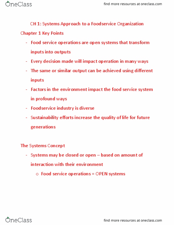 01:460:417 Chapter Notes - Chapter 1: Foodservice, Sustainability, Franchising thumbnail