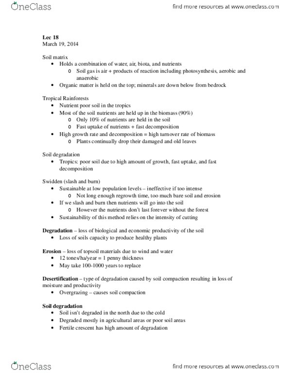 Biology 2485B Lecture Notes - Nitrite thumbnail