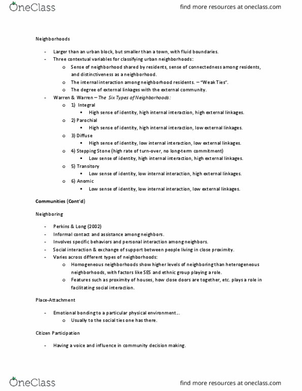 PSY 4134 Lecture Notes - Lecture 6: Schizophrenia, Juvenile Delinquency thumbnail