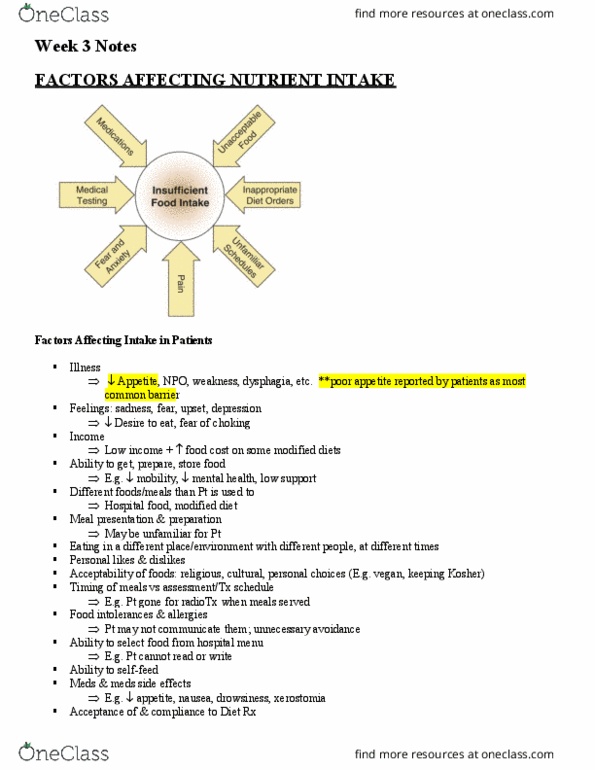 Foods and Nutrition 3351A/B Lecture Notes - Lecture 3: Xerostomia, Veganism, Phenytoin thumbnail