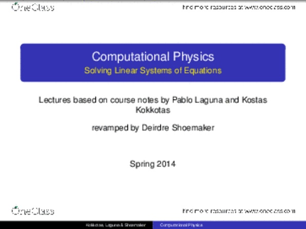 ECE 3043 Lecture Notes - Linear Combination thumbnail