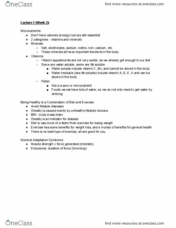 PHYSCI 5 Lecture Notes - Lecture 4: Stress (Biology), Micronutrient thumbnail