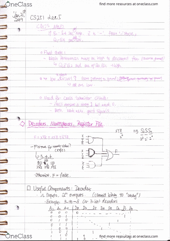 CS251 Lecture 5: CS 251 Lec 5 - Jan 21, 2019 thumbnail