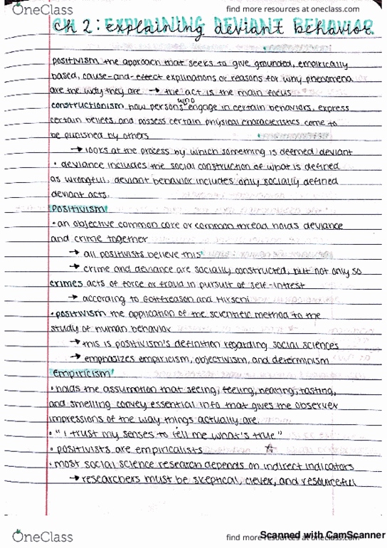 SOC 014 Chapter 2: SOC 014 Chapter : Explaining Deviant Behavior thumbnail