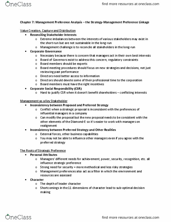 BU481 Chapter Notes - Chapter 7: Corporate Social Responsibility, Longrun, The Roots thumbnail