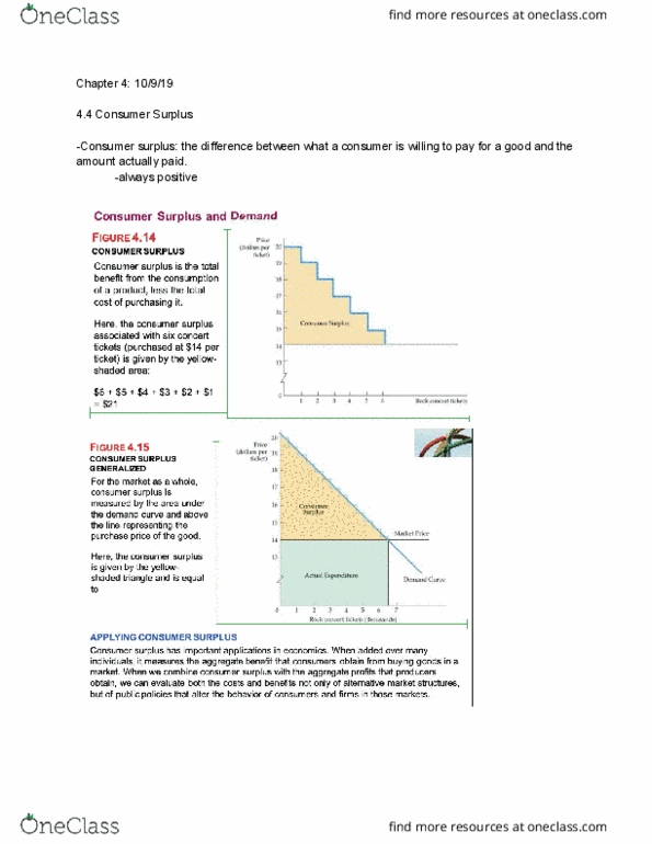 ARE 2150 Lecture Notes - Lecture 7: Economic Surplus, Ski Lift, Externality thumbnail