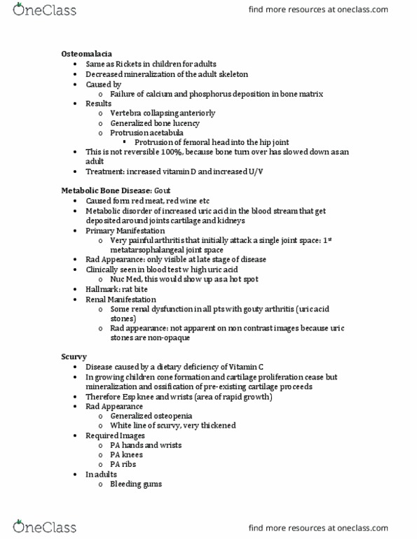 MEDRADSC 3J03 Lecture Notes - Lecture 11: Metabolic Bone Disease, Metatarsophalangeal Joints, Hip thumbnail