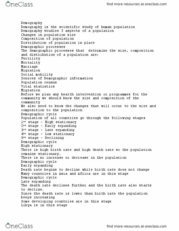 PH 30033 Lecture Notes - Lecture 7: Social Mobility, Mortality Rate, Socioeconomic Status thumbnail