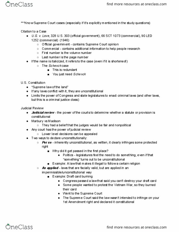 POLI 3120 Lecture Notes - Lecture 2: First Amendment To The United States Constitution, Limited Government, Commerce Clause thumbnail