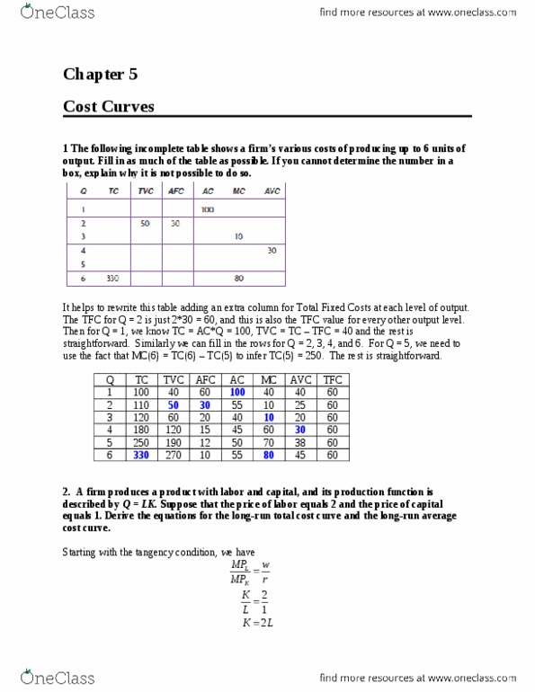 Economics 2150A/B Lecture Notes - Form 10-Q, Marginal Cost, Fixed Capital thumbnail