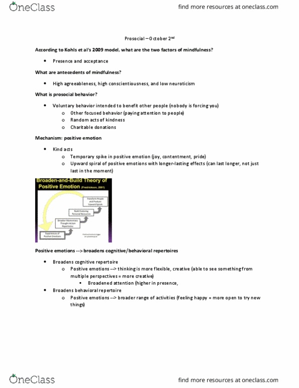 SOCPSY 2B03 Lecture Notes - Lecture 9: Prosocial Behavior, Agreeableness, Word Game thumbnail