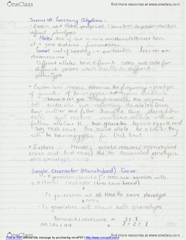 BIOL 243 Chapter : Complete Theme 4A Textbook + Lecture Notes thumbnail