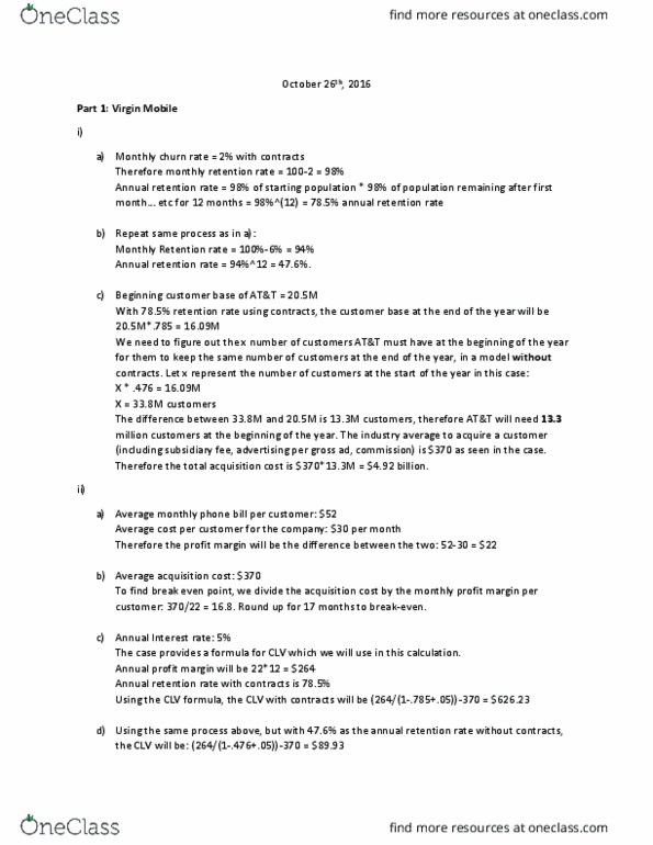 ECO342H1 Lecture Notes - Lecture 2: Retention Rate, Churn Rate, Profit Margin thumbnail