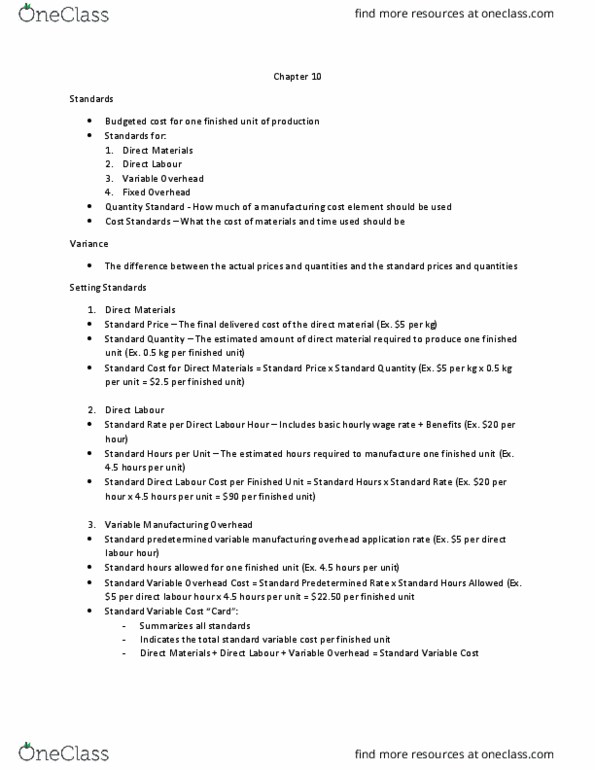 ACCT 3224 Lecture Notes - Lecture 2: Variable Cost, Negative Number, Sxs thumbnail