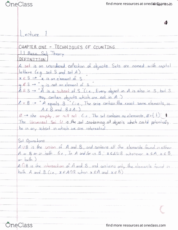 Mathematics 1228A/B Lecture Notes - Lecture 1: Pier 1 Imports thumbnail