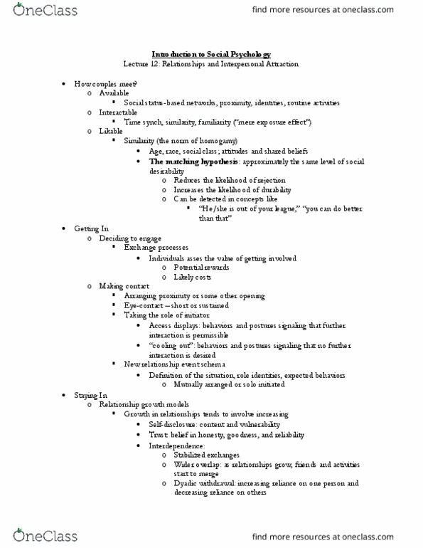 SOC10722 Lecture Notes - Lecture 12: Social Desirability Bias thumbnail