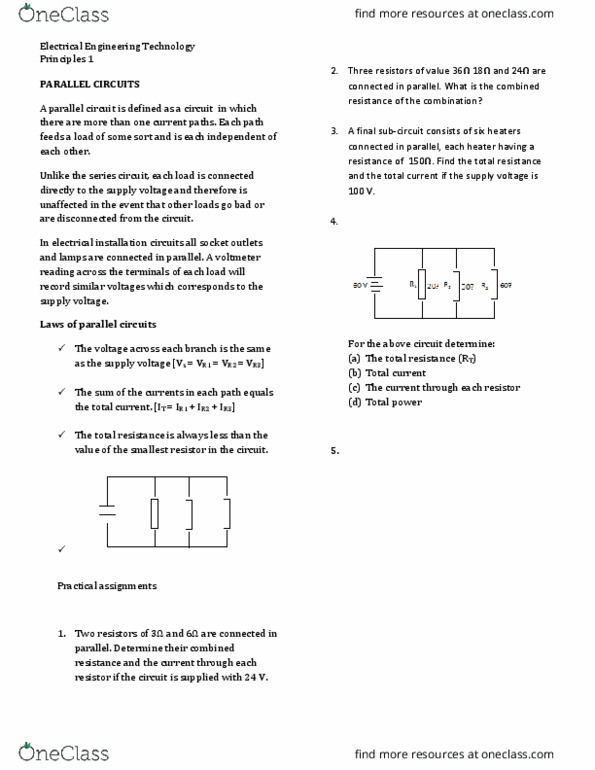 EET-226 Lecture Notes - Lecture 7: Electrical Engineering Technology, Voltmeter thumbnail