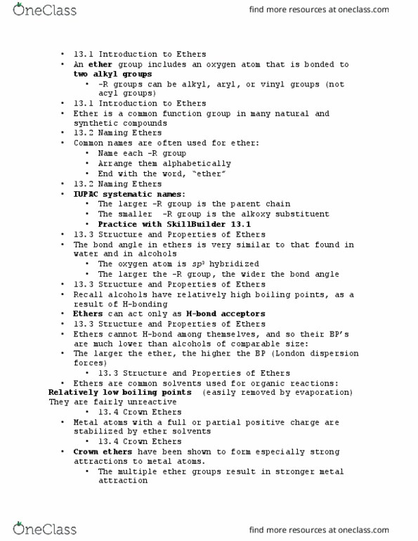 CHEM 10052 Lecture Notes - Lecture 36: London Dispersion Force, Crown Ether, Alkoxy Group thumbnail