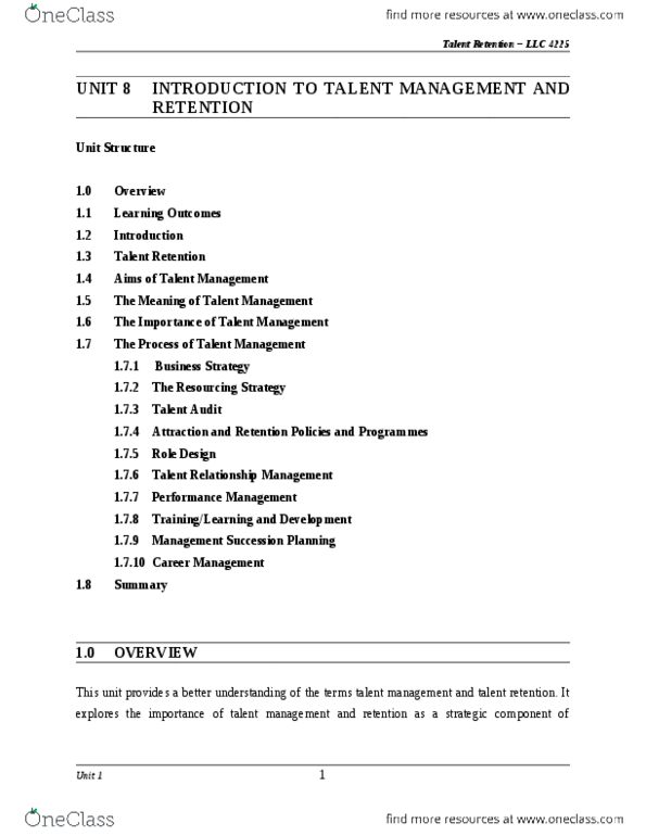 MANA 298 Lecture Notes - Harvard Business Review, Retention Period, Career Management thumbnail