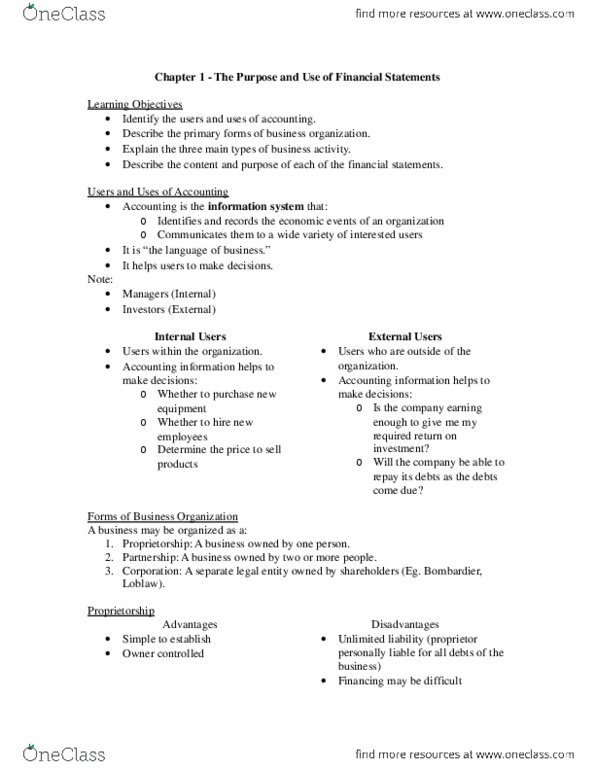 ADM 1340 Chapter 1: Chapter 1 Lecture Notes thumbnail