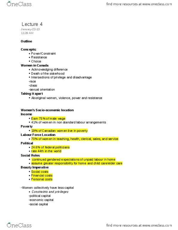 CRM 2307 Lecture Notes - Idle No More, Michel Foucault, Angela Davis thumbnail