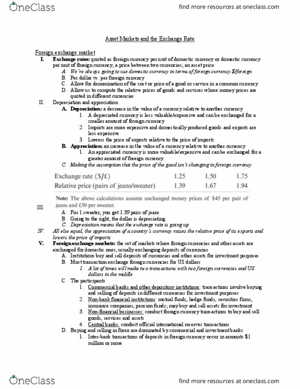 ECON 2182 Lecture Notes - Lecture 3: Interbank, Foreign Exchange Market, Put Option thumbnail