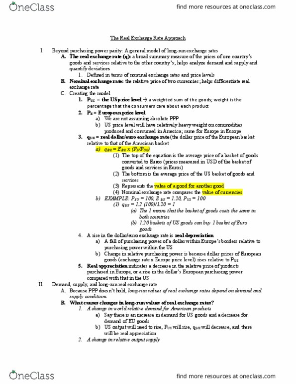 ECON 2182 Lecture Notes - Lecture 10: Exchange Rate, U.S. Route 3, Real Interest Rate thumbnail