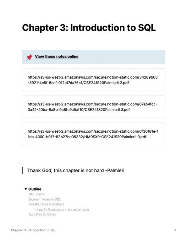 CSE-241 Chapter 3: Chapter_3_Introduction_to_SQL thumbnail
