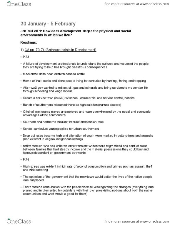 ANTH 1120 Chapter Notes -Baguio, Rowman & Littlefield, Indoor Air Quality thumbnail