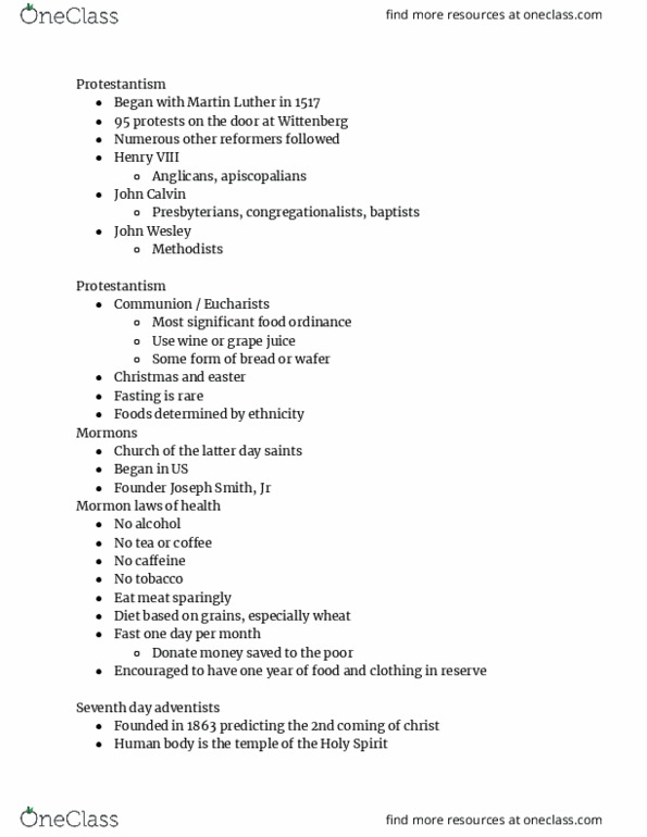 NUSC 1167 Lecture Notes - Lecture 5: Grape, John Calvin, Caffeine thumbnail