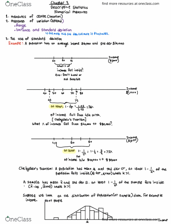 MGEB11H3 Lecture Notes - Lecture 3: Standard Deviation, Descriptive Statistics thumbnail