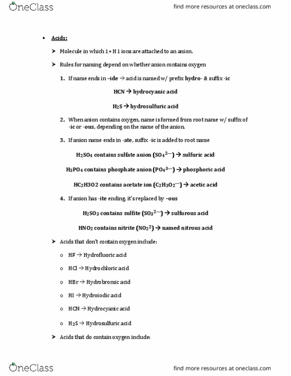 CHE 101 Lecture Notes - Lecture 3: Ion thumbnail