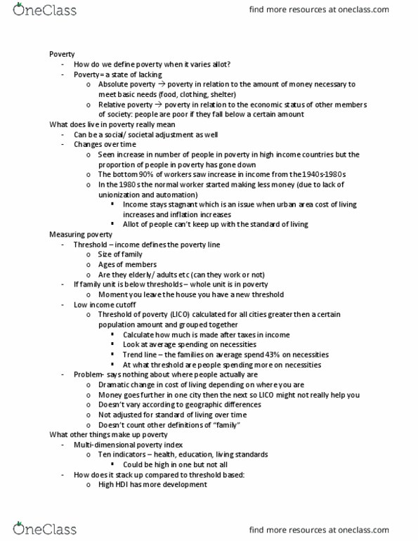 GEOG 210 Lecture Notes - Lecture 12: Human Development Index, Limited Government thumbnail