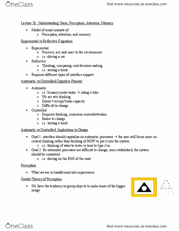 ITEC 4030 Lecture Notes - Lecture 2: Railways Act 1921, Parallax, Principles Of Grouping thumbnail