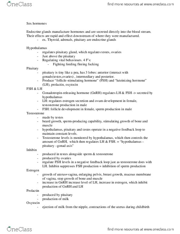 Psychology 2061A/B Chapter Notes - Chapter 5: Aspirin, Epididymis, Naproxen thumbnail