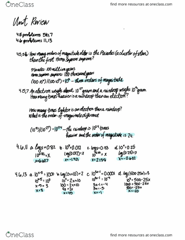 MAT-1020 Lecture Notes - Lecture 17: Names Of Large Numbers thumbnail