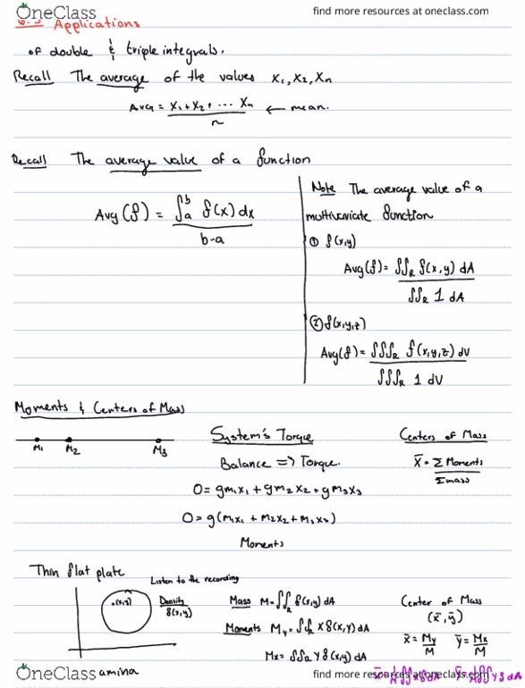 M 427L Lecture Notes - Lecture 2: Xz thumbnail