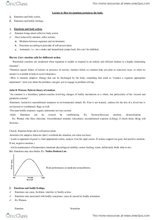 PSYC18H3 Lecture Notes - Lecture 6: Alexithymia, Headache thumbnail