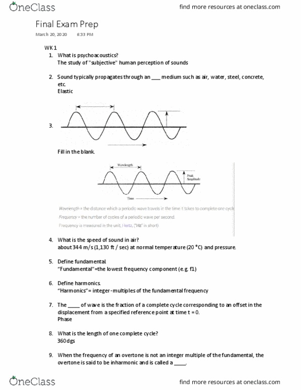 IAT 340 Final: Final Exam Practice Questions - OneClass