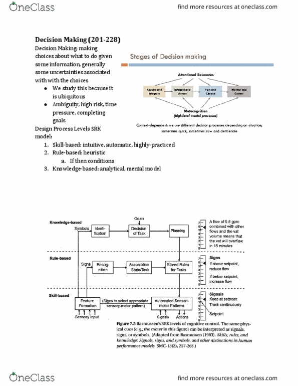 IOE 333 Lecture Notes - Lecture 19: Mental Model thumbnail