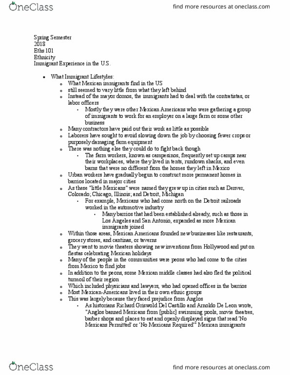 ETHS 101 Chapter Notes - Chapter 4: Eths thumbnail