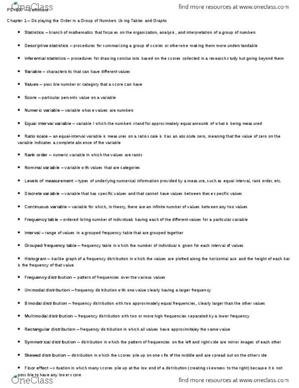 PSYB07H3 Chapter Notes - Chapter 1-6: Effect Size, Type I And Type Ii Errors, Statistical Power thumbnail