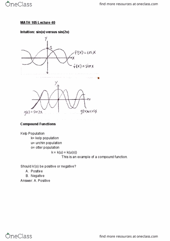 MATH 105 Lecture 40: MATH 105 Lecture 40 cover image