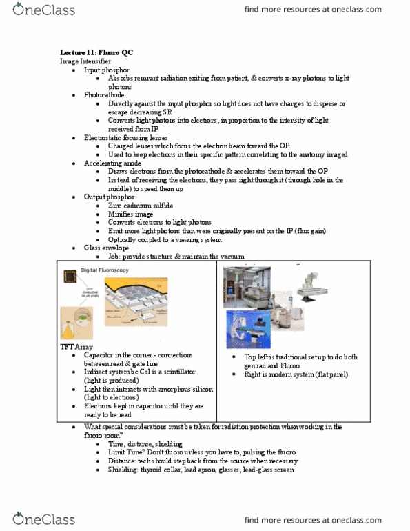 MEDRADSC 3H03 Lecture Notes - Lecture 11: Zinc Cadmium Sulfide, Photocathode, Amorphous Silicon thumbnail