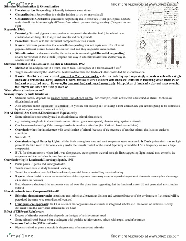 PSYCO381 Lecture : chapter 8 control of stimuli.docx thumbnail