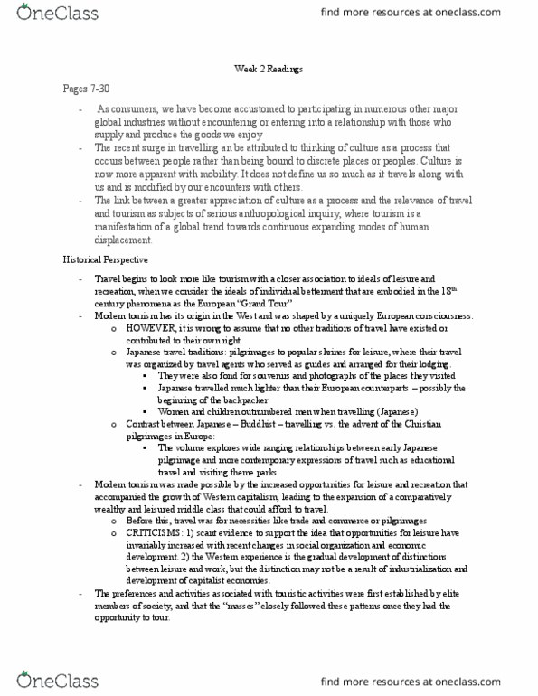 Anthropology 2272F/G Chapter Notes - Chapter 2: Firstclass, Hispanic, Forego thumbnail