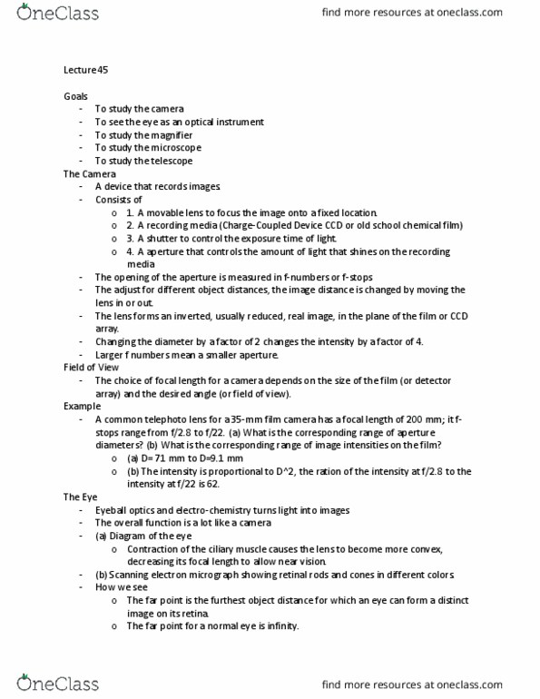 PHY 2020 Lecture Notes - Lecture 45: Telephoto Lens, Ciliary Muscle, Optical Instrument thumbnail