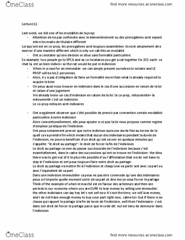 DRT 1225 Lecture Notes - Lecture 11: Le Droit, Linear Motor, Propylthiouracil thumbnail