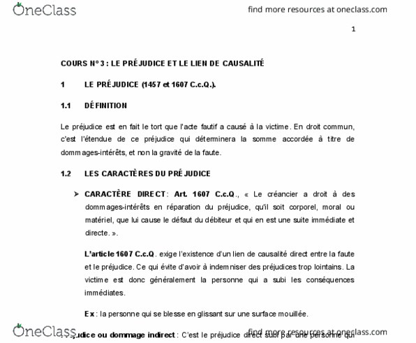 DRT 1222 Lecture Notes - Lecture 3: Le Droit, Girdle, Luser thumbnail